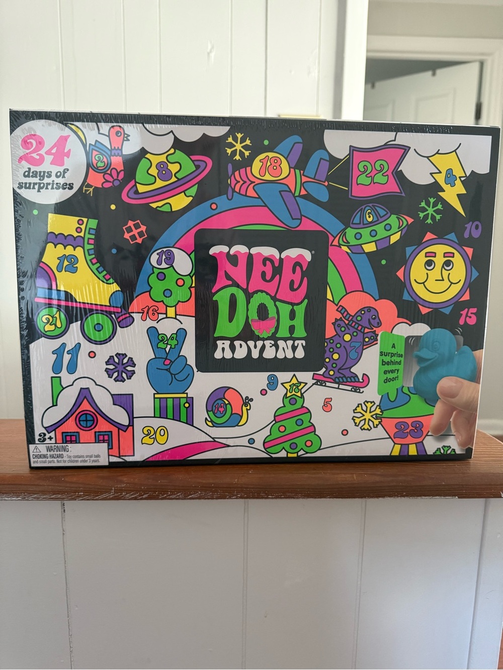 Advent 24-Day Countdown - Neon Multi Plush Surprise